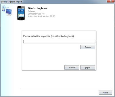 Import your readings from Glooko Logbook into your log book