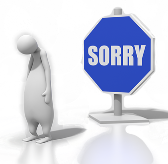 We are really sorry...